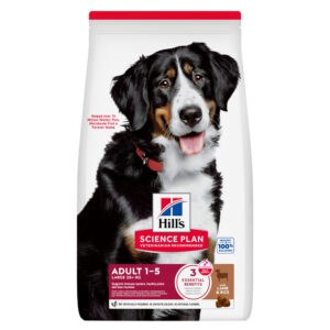 Hill's Science Plan Adult Adult 1-5 Large Breed met Lam & Rijst Hondenvoer – 2 x 14 kg