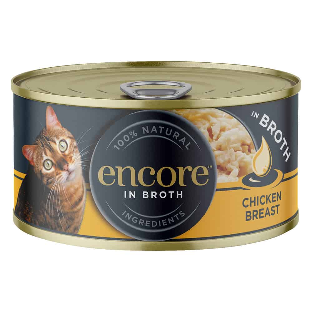 Encore Blik kipfilet Kattenvoer Nat – 16 x 70 g