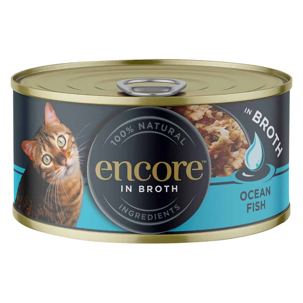 Encore Blik zeevis Kattenvoer Nat – 16 x 70 g