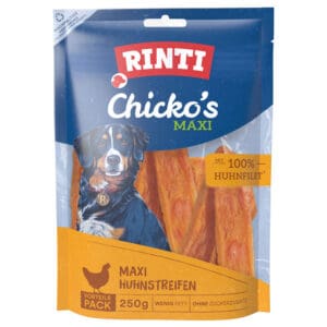 Rinti Chicko Gevogelte Maxi Kippenrepen, Hondensnacks – 2 x 250 g