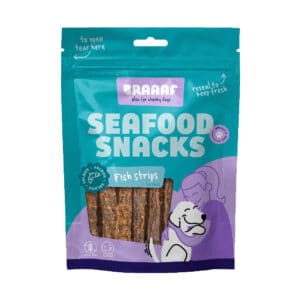 Braaaf Fish Strips Salmon Hondensnacks – 70 g