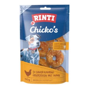 Rinti Chicko Duurzame Kauwringen Klein Hondensnacks – 5 x 30 g
