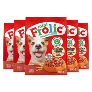 Frolic Droog Mini Gevogelte – 5 x 800 g