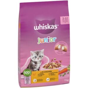 Whiskas Kattenbrokken - Junior - Kip - zak 7kg