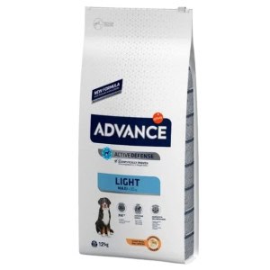 Advance Maxi Light met kip en rijst hondenvoer – 2 x 12 kg