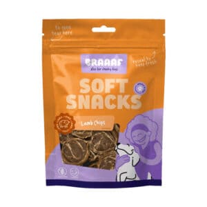 Braaaf Hondensnack Chips Lam Steak – Vis – 85 g