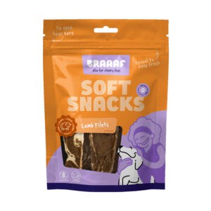 Braaaf Hondensnack Filet Lam Steak – Vis – 85 g