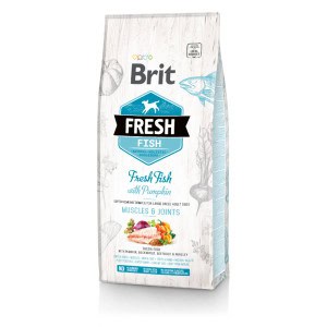 Brit Muscles & Joints Adult Large verse vis met pompoen hondenvoer – 12 kg