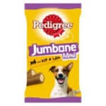 Pedigree Jumbone Mini met kip en lamsmaak hondensnack – 160 g