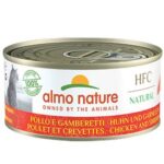 Almo Nature HFC Natural kip met garnalen natvoer kat (150 g) 12 x 150 g