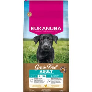 Eukanuba Hondenvoer Droog Grain Free Adult Large Kip – 12 kg