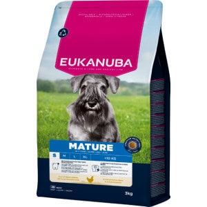 Eukanuba Mature Small kip hondenvoer – 2 x 3 kg