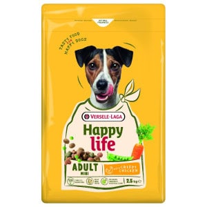 Happy Life Adult Mini met kip hondenvoer – 2,5 kg