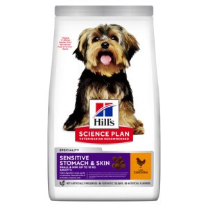 Hill's Hill's Adult Sensitive Stomach & Skin Small & Mini met kip hondenvoer – 6 kg