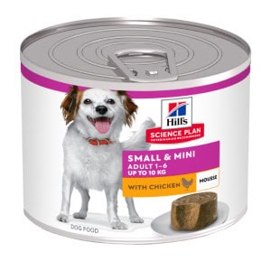 Hill's Hill's Adult Small & Mini mousse nat hondenvoer met kip blik – 12 x 200 g