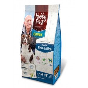 HobbyFirst Canex Senior vis en rijst hondenvoer – 3 kg