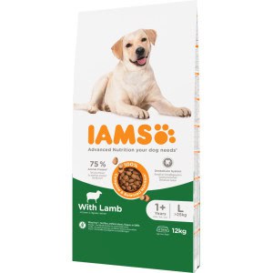IAMS for Vitality Adult Large met lam hondenvoer – 12 kg