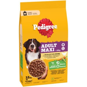 Pedigree Adult Large met gevogelte en groente hondenvoer – 12 kg