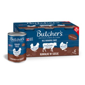 Butcher’s Original’s graanvrij voor honden mix pakket (rund, kalkoen & kip)Nat hondenvoer – 12 x 400 g