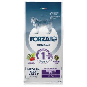 Forza10 Diet Dog Forza 10 Mono Diet Medium & Large Gevoelige Huid met Vis droogvoer voor honden – 10 kg
