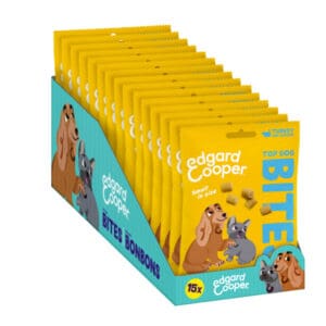 Edgard & Cooper Adult Bite S Kalkoen & Kip – 15 x 50 g