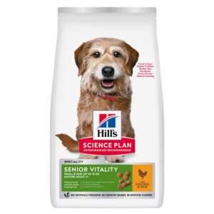 Hill's Science Plan Senior Mature Adult 7+ Senior Vitality Small & Mini Kip Hondenvoer – 2 x 6 kg