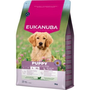 Eukanuba Hondenvoer Droog Life Care Dog Puppy & Junior Large Lam en Rijst – 3 x 3 kg
