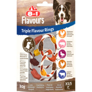 8in1 Triple Flavour Rings XS/S – 8 x 80 g