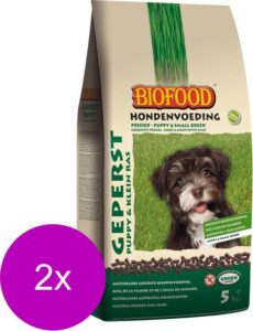 BF Petfood Bf Geperst Puppy & Kleine Rassen – Hondenvoer – 2 x 5 kg