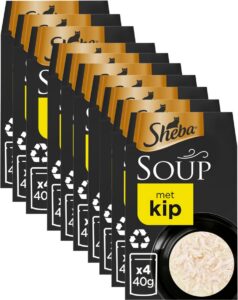 Sheba Kattenvoer - Soep Natvoer - Tonijn - 40x40g