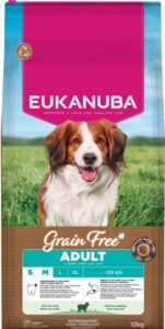 Eukanuba Hondenvoer Droog Grain Free Small/Medium Oceaanvis Puppy – 12 kg
