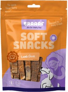 Braaaf Hondensnack Reepjes Lamsvlees met Vis – 10 x 85 g