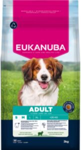 Eukanuba Hondenvoer Droog Life Care Dog Adult Small/Medium Lam en Rijst – 3 x 3 kg