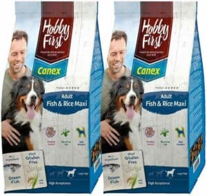 Hobbyfirst Canex Hondenvoer Adult Maxi Vis & Rijst – 2 x 12 kg