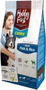 Hobbyfirst Canex Hondenvoer Adult Vis & Rijst – 12 kg