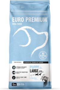 Euro-premium Puppy Large Kip – Rijst – 12 kg