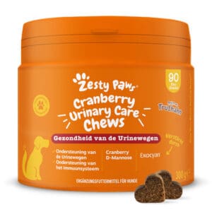 Zesty Paws Urinary Care Chews Cranberry 90 kauwtabletten aanvullend voer voor honden