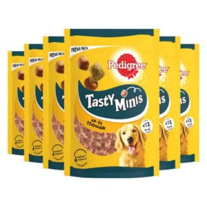 Pedigree Hondensnacks Tasty Mini’s Chewy Cubes – 6 x 130 g