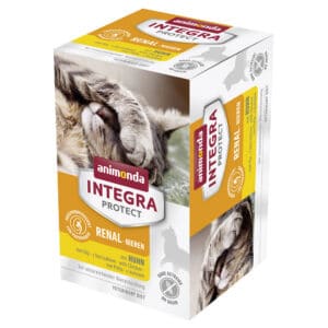 Animonda Protect Adult Nieren Schaaltje Kip Integra Kattenvoer – 6 x 100 g