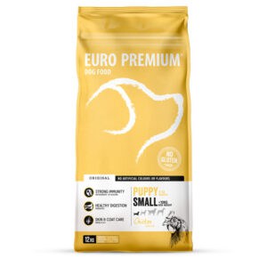 Euro-premium Puppy Small Kip – Rijst – 12 kg