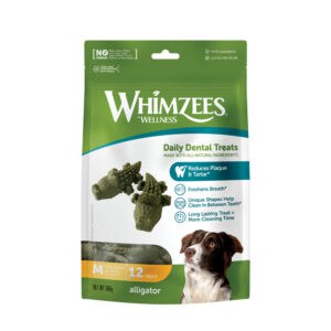 Whimzees Krokodil M 12 stuks