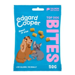 Edgard & Cooper Adult Bite S Zalm & Kip – 50 g