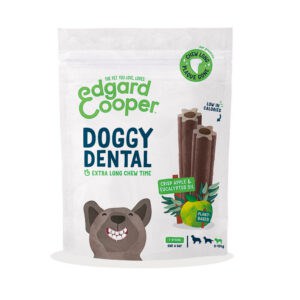 Edgard & Cooper Doggy Dental Sticks Small Appel - Eucalyptusolie – 120 g