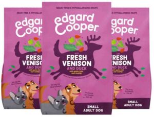 Edgard & Cooper Hondenvoer Droog Adult Small Hert&Eend – 3 x 3 kg