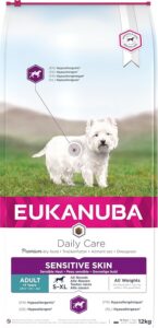 Eukanuba Hondenvoer Droog Daily Care Sensitive Skin – 12 kg
