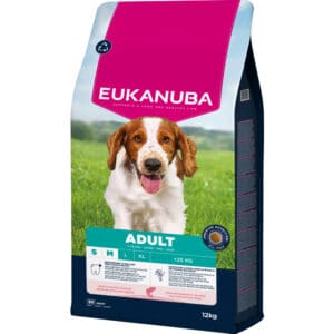 Eukanuba Hondenvoer Droog Life Care Dog Adult Small/Medium Zalm en Gerst – 12 kg