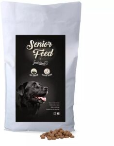 Luna's Choice Senior Feed – Hondenvoer voor Oudere Honden – Gezonde Vacht en Huid – Ondersteunt Spijsvertering – Hondenbrokken – 12 kg