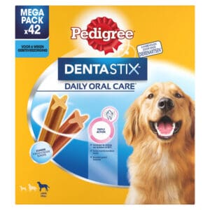 Pedigree Hondensnack Dentastix Maxi 42 stuks – 42 x 595 g