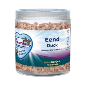 Renske Gezonde Beloning Mini Hartjes Hondensnack Eend – 300 g