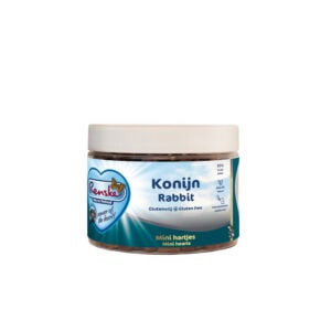 Renske Gezonde Beloning Mini Hartjes Hondensnack Konijn – 300 g